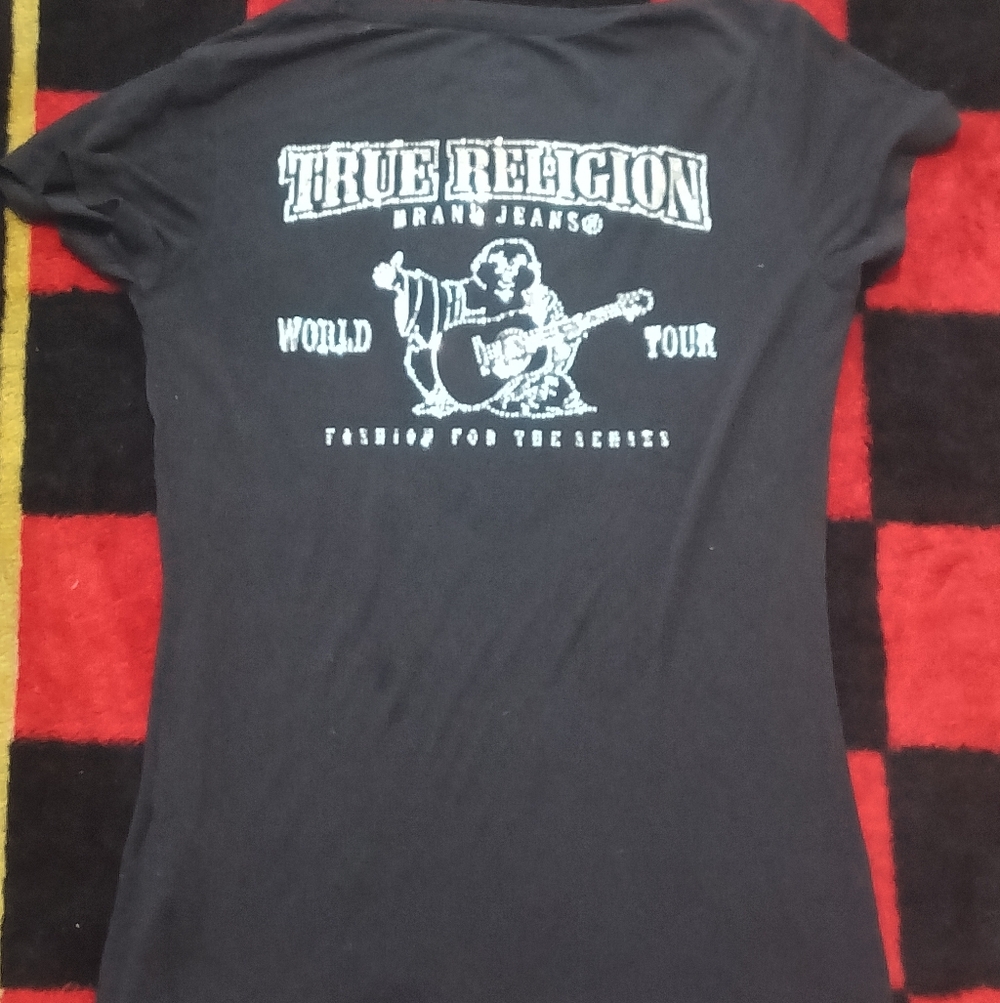 True Religion Rhinestone Shirt - Picture 3 of 5